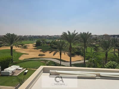 شقة اول سكن فيو جولف للايجار ب قطامية ديونز