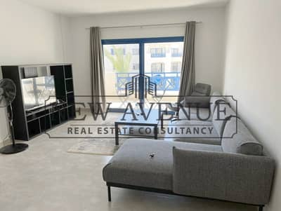 Fully furnished with ACs Chalet for sale at Marassi Emaar Greek North Coast very prime location overlooking pool Ready to move