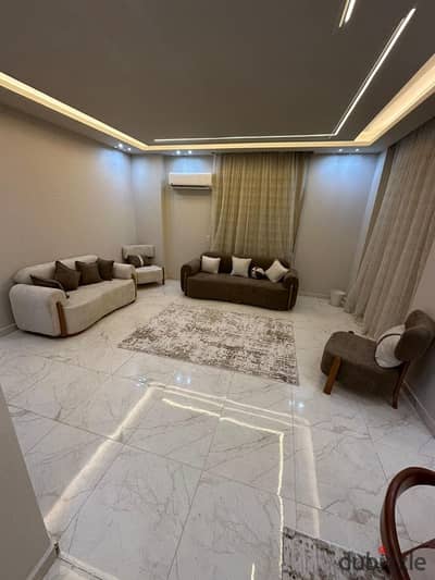 Furnished apartment for rent in Al Tagamoa, Al-Mustashareen Compound, near Maxim Mall