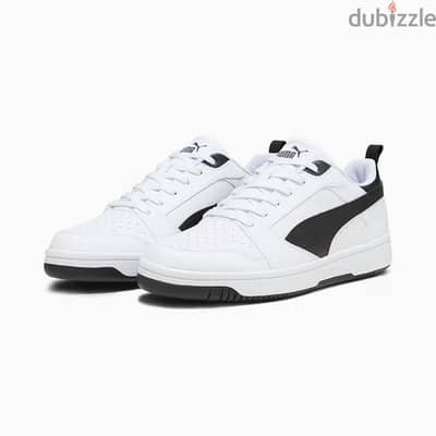سنيكرز بوما أصلي Puma Rebound V6 Low - أبيض - استعمال 5 مرات فقط (مقاس