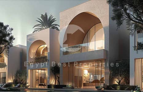 للبيع Senior Chalet 3 غرف نوم في Hacienda Heneish بالساحل الشمالي، مع Sea View وموقع مميز داخل المشروع.