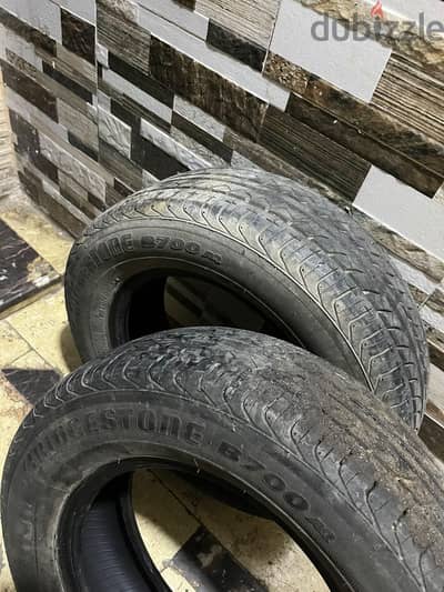 bridgestone ٢ اطار سيارة