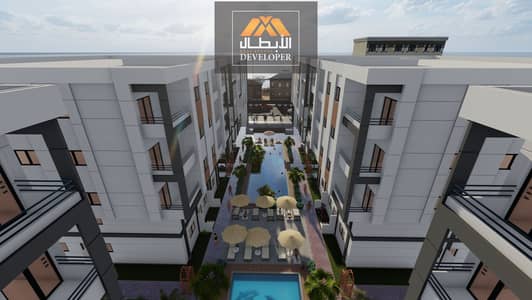 3-Bedroom Apartment for Sale in Noor City, Al Ahyaa – Super Lux Finishing, Full Services, Street & Pool View.