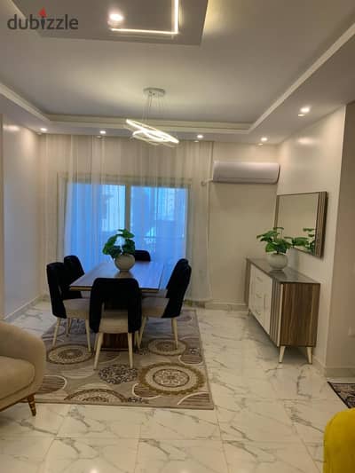 Brand New Ultra Lux Furnished Apartment for Rent in Al Andalous Villas - 3 Bedrooms (1 Master), 3 Bathrooms, Large Terrace, Elevator & Full Amenities