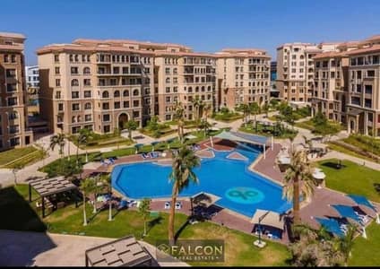 Last Apartment Furnished & Equipped Mega Pool View VIP Services in 90 Avenue - Fifth Settlement  Next to AUC & Mivida