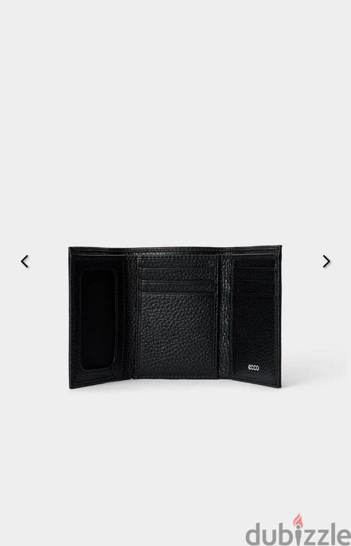 ECCO Essential Tri Fold Wallet – Black – RFID – New 2