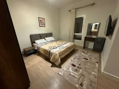 Luxury Fully Furnished Apartment for Rent in Mivida Boulevard with Direct Pool View – 191 sqm, 3 Bedrooms, Maid Room, Ultra Super Lux Finishing