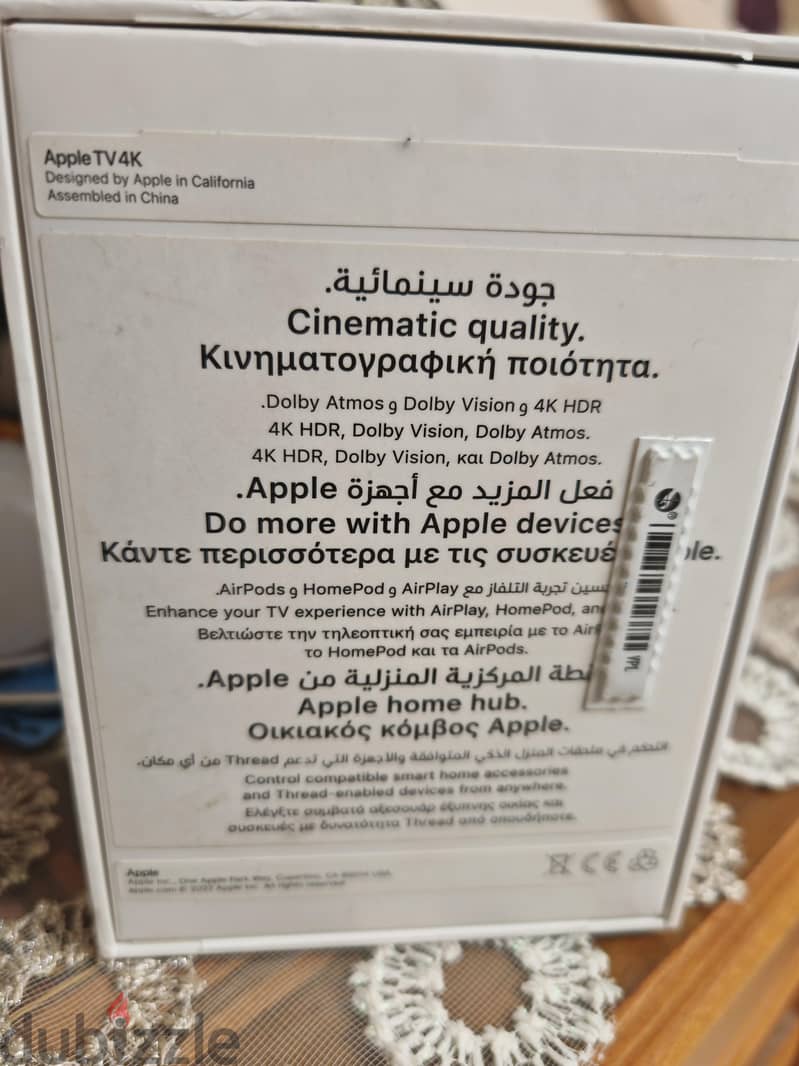 Apple TV 4k 128G 3