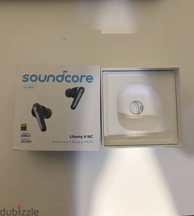 Soundcore Liberty 4 NC (Anker) - Like New - Complete Set - ANC Earbuds