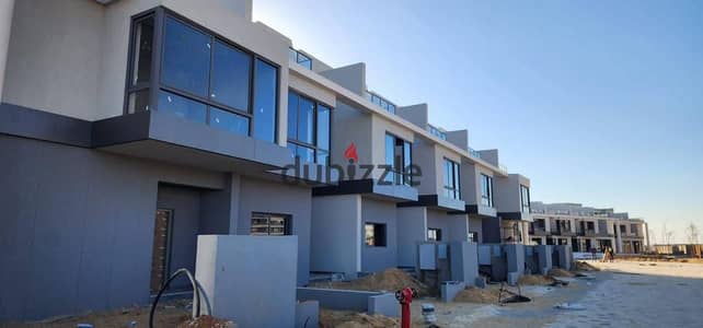 Lowest price to own semi finished Town house  in bloom fields mostakbal city