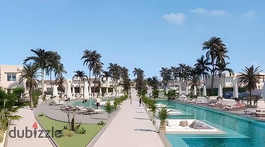 شاليه بروف للبيع في هاسيندا ويست متشطب استلام فوري