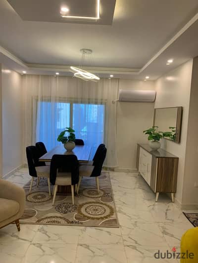 Luxury Hotel-Style Furnished 3BR Apartment for Rent in Al Andalous Villas New Cairo - First Use | Next to 90th St & Mivida | 3 Baths, Terrace & Elevat