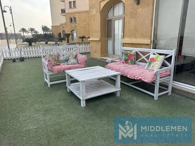 شقة 180م بجاردن متشطبة بالكامل بالفرش استلام فوري في اب تاون كايرو المقطم Up Town Cairo