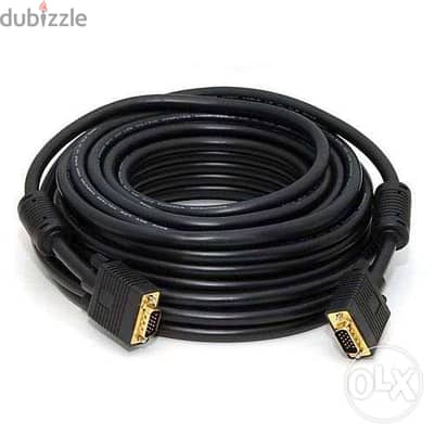 VGA Cable Male to Male Monitor LCD CRT Projector Cable - 20 Meter