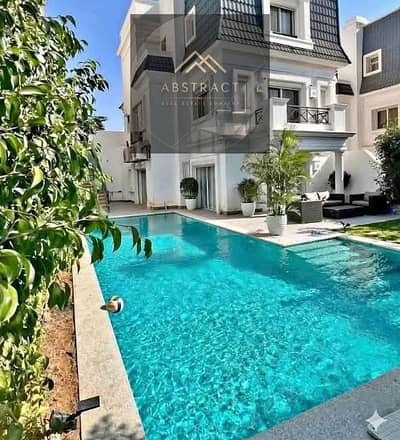 Sea-facing villa + Special Finishing with a landscape view in front of the Public Prosecutor's office in Rehab, for sale in Mountain View 1.1,