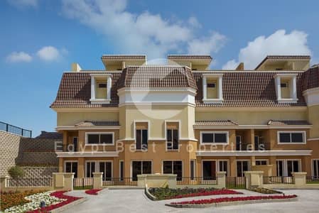 LOWEST PRICE SVilla 212 sqm Installments 4 Years For sale in Sarai Mostakbal City Next To Madinty