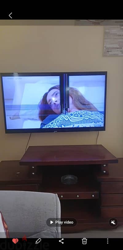 شاشة سامسونج مكسورة