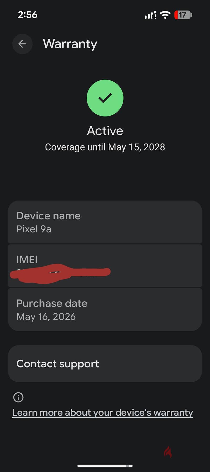 Google pixel 9a مدفوع الضريبة 4