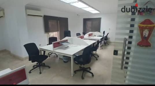 For rent | Luxury administrative office 300m² – second floor – open view – Beirut Street – Heliopolis
