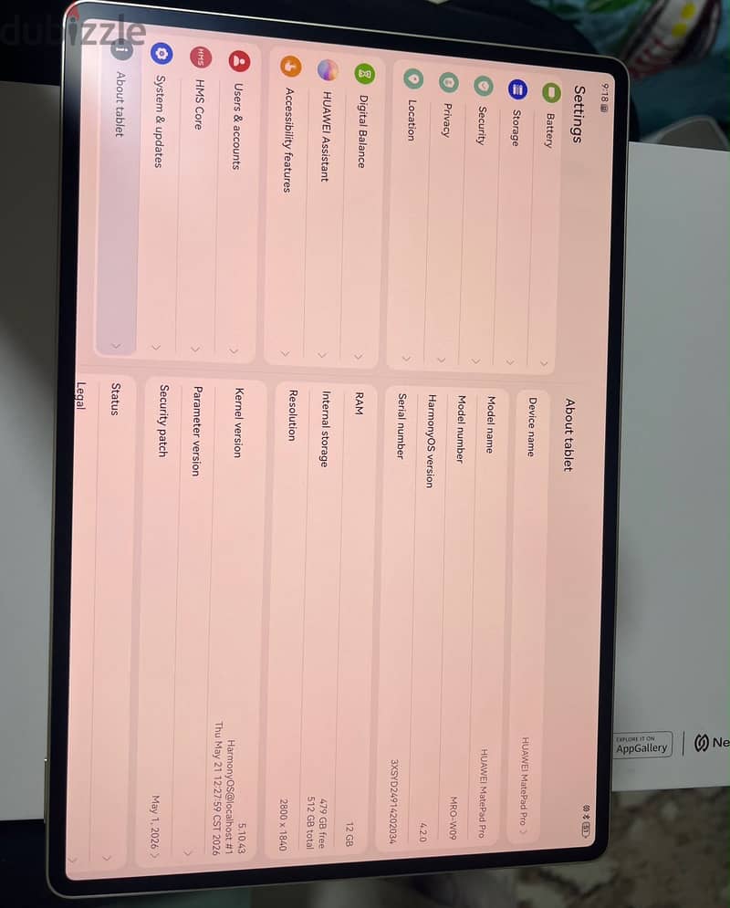 Huawei matepad pro paper matte edition 2
