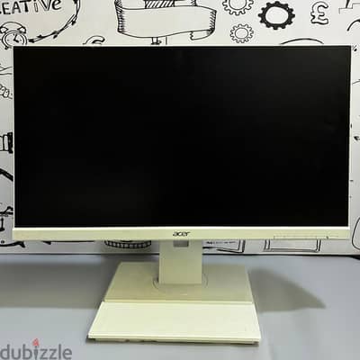 2 Monitor Acer B246HYL White 24 Inch IPS