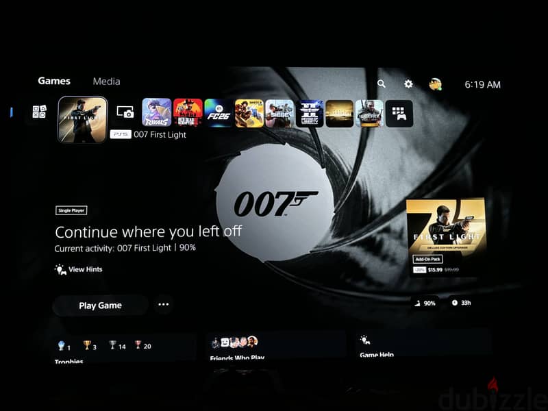 007 FIRST LIGHT FULL ACCOUNT PS5 1