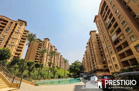 Apartment for sale, 205 sqm, in Tijan Wadi Degla Compound, with a direct lake view, super lux finishing, and a garage | Immediate delivery