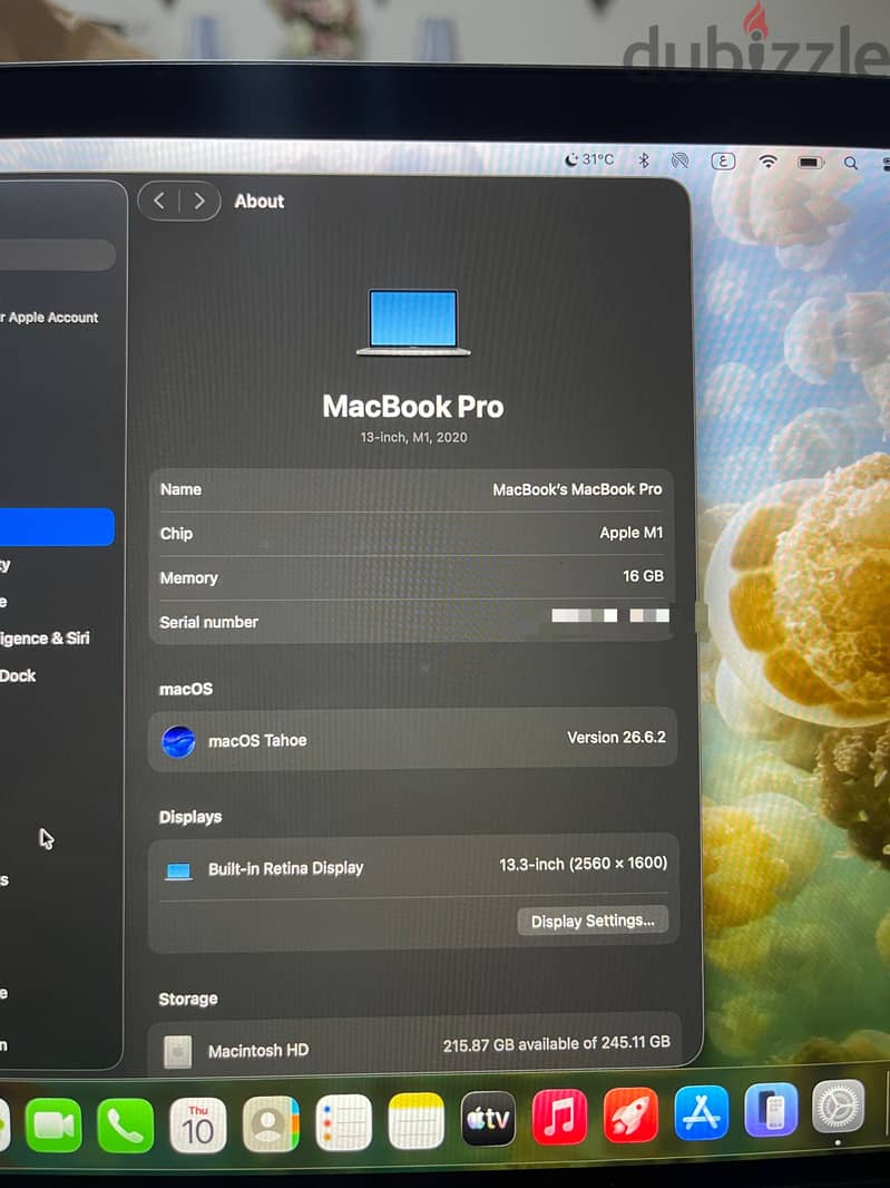 MacBook Pro 2020 (Apple M1) 6