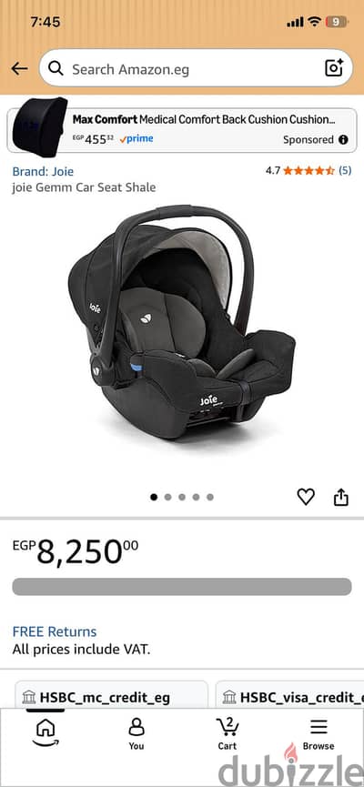 Joie carseat