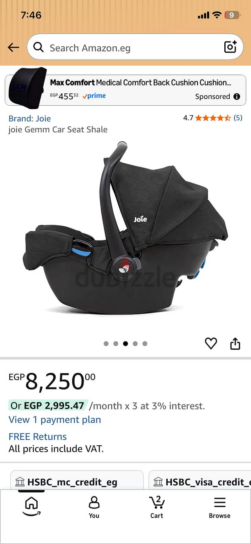 Joie carseat 1