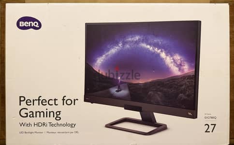 BenQ EX2780Q 144Hz ips HDR 1440p (2K 2560x1440) Gaming Monitor