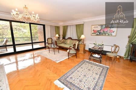 شقة مفروشة للإيجار بميدان أسوان بالمهندسين تطل على حديقة