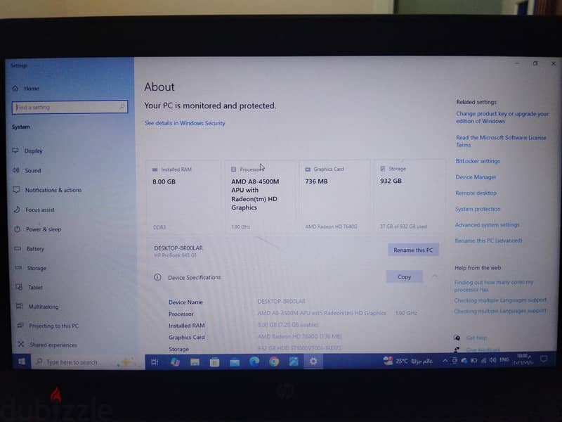 Hp pro book 645 G1 3