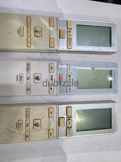 ٣ريموت تكييف شارب ٣حصات