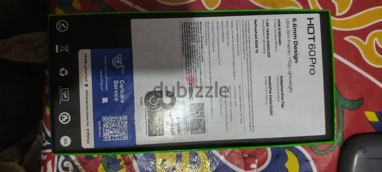 Infinix Hot 60 Pro ultra Slim 7