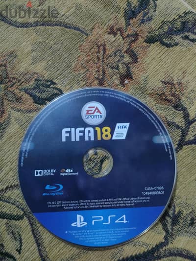 Fifa 18(منغير العلبه)