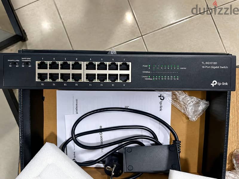 TP-Link TL-SG1016D – 16 Port Gigabit Switch 1