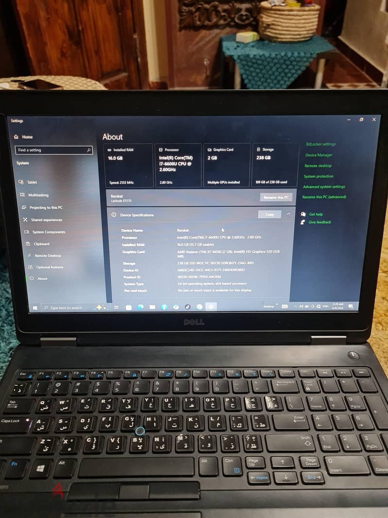 لاب توب Dell 3