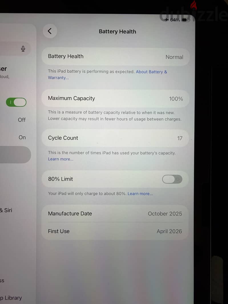 Ipad air m3 128gb silver 11inch 2