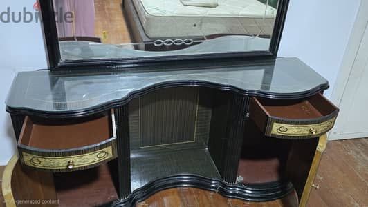 تسريحة أنتيك خشب زان دمياطي فاخرة | Antique Dresser / Vanity Table