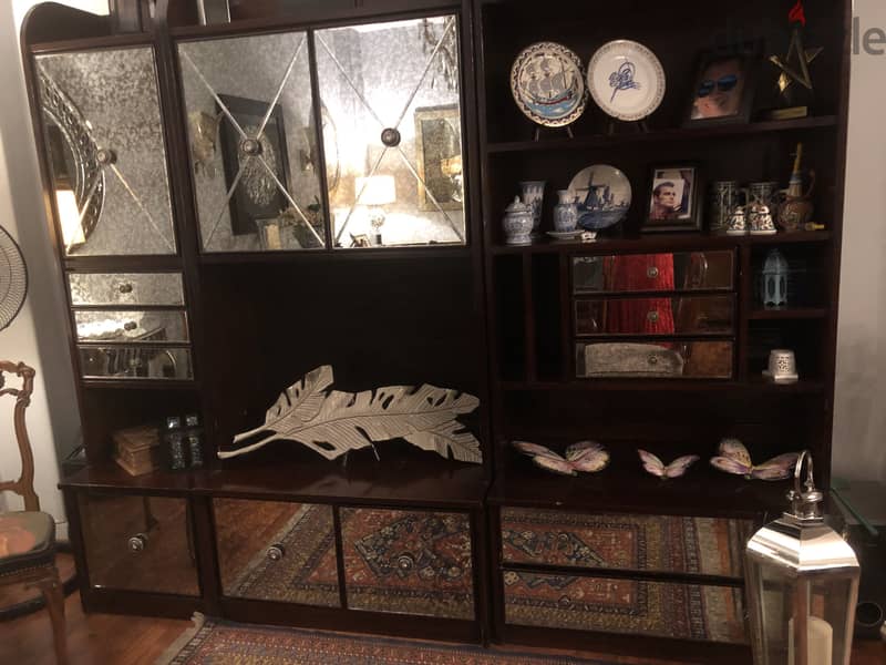 Decorated Vintage Storage/Book Shelve 1