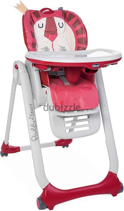 Chicco Polly2Start High Chair, Lion, 0 - 3 Years