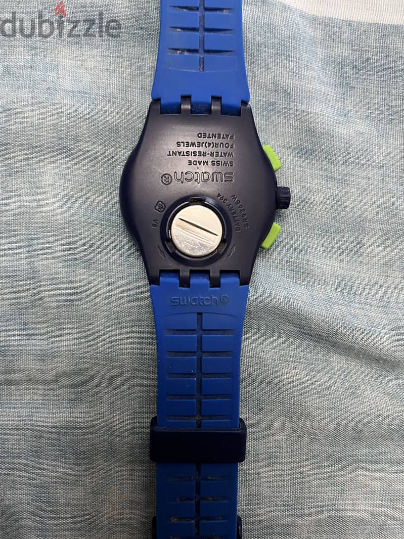 Swatch SR936SW Navy Blue 4