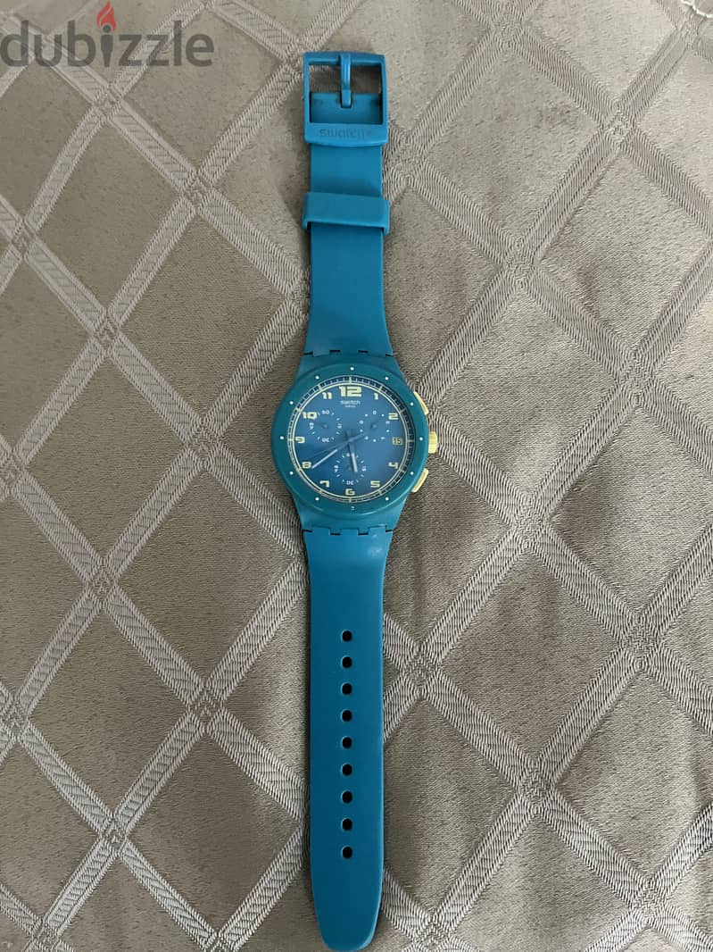 Swatch SR936SW Teal Green 2