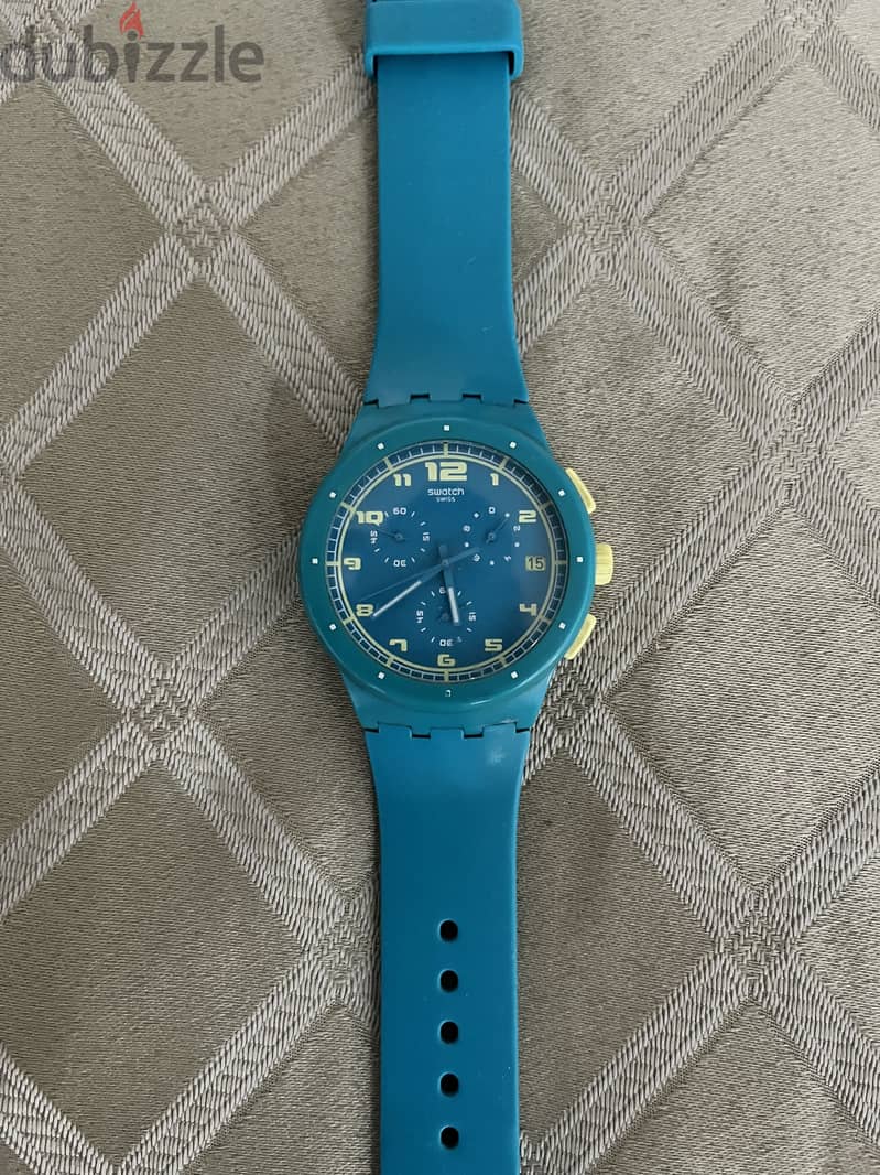 Swatch SR936SW Teal Green 6