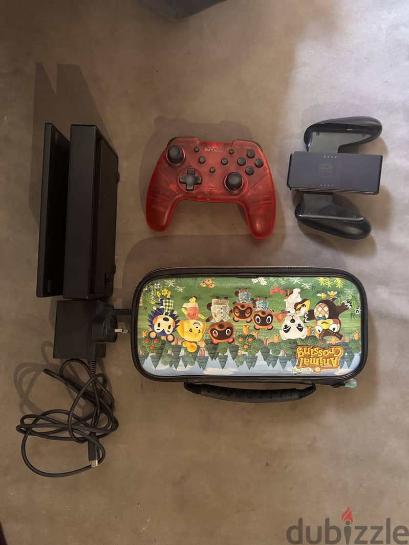 Nintendo switch model barely used looks new with one game 1