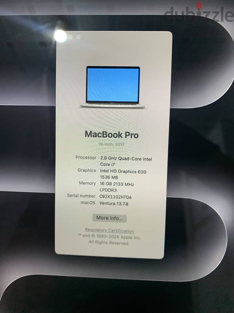 MakBook pro 2017 1
