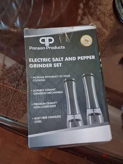 Panson Products Electric Salt and Pepper Grinder