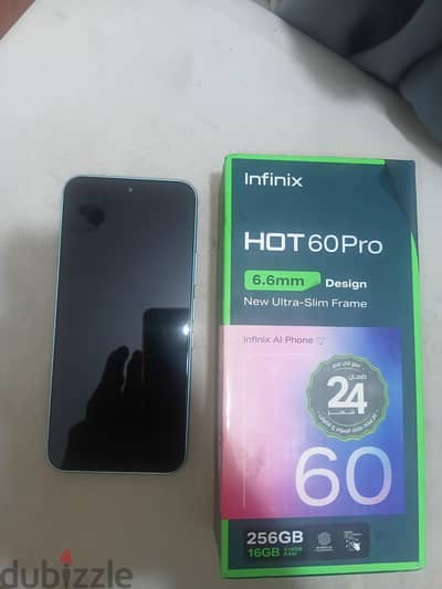 infinix Hot 60 pro رمات 8+8 مساحه ٢٥٦ كسر الزيرو بف الكرتونه و كل حاجه