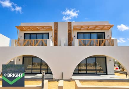 شاليه 291م - 3 غرف - صف اول لاجون - بأرخص سعر في الماركت في بلايا غزالة الساحل الشمالي - playa ghazala north coast